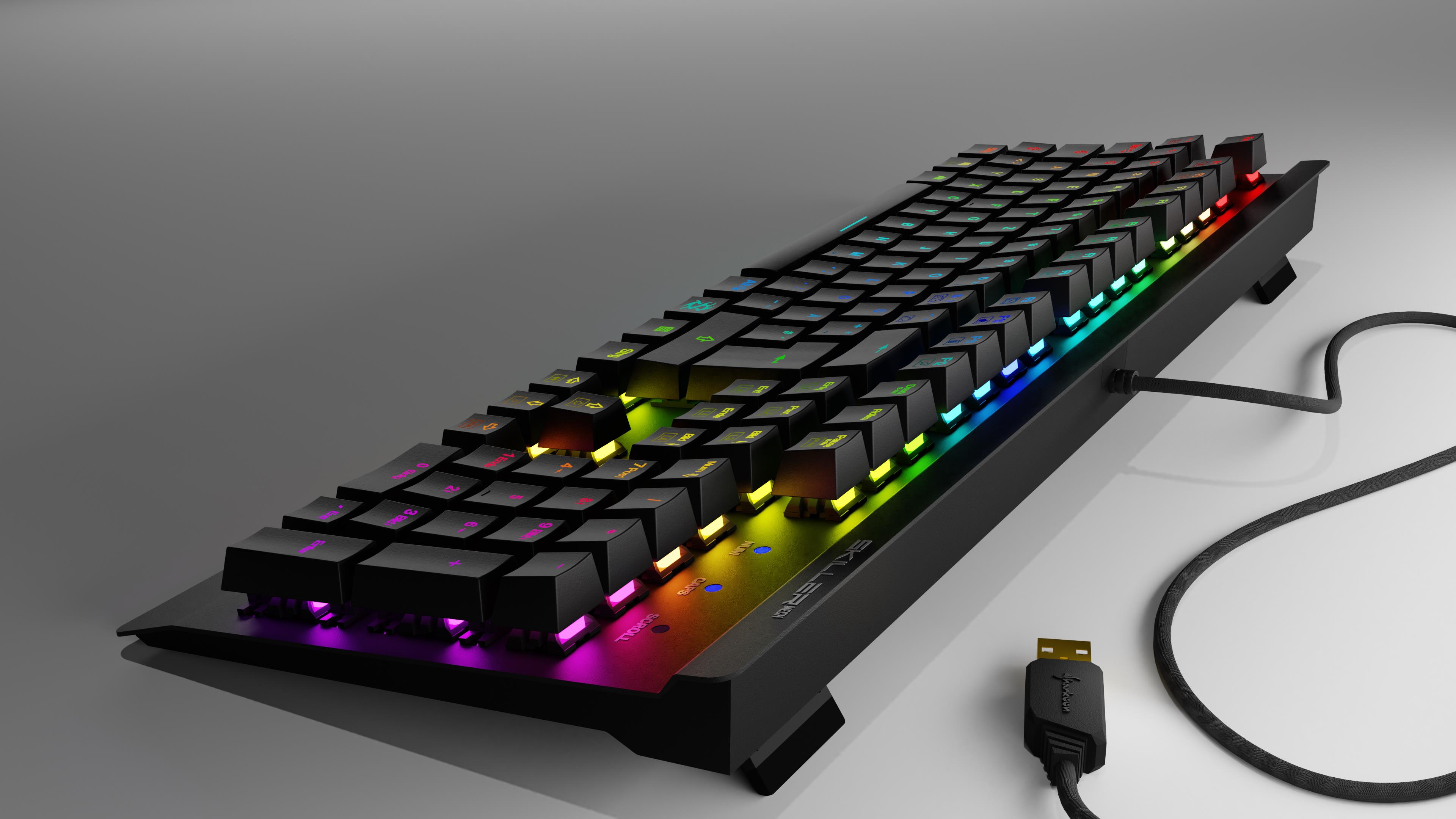 Sharkoon Skiller Mech Keyboard (illuminated) preview image 4